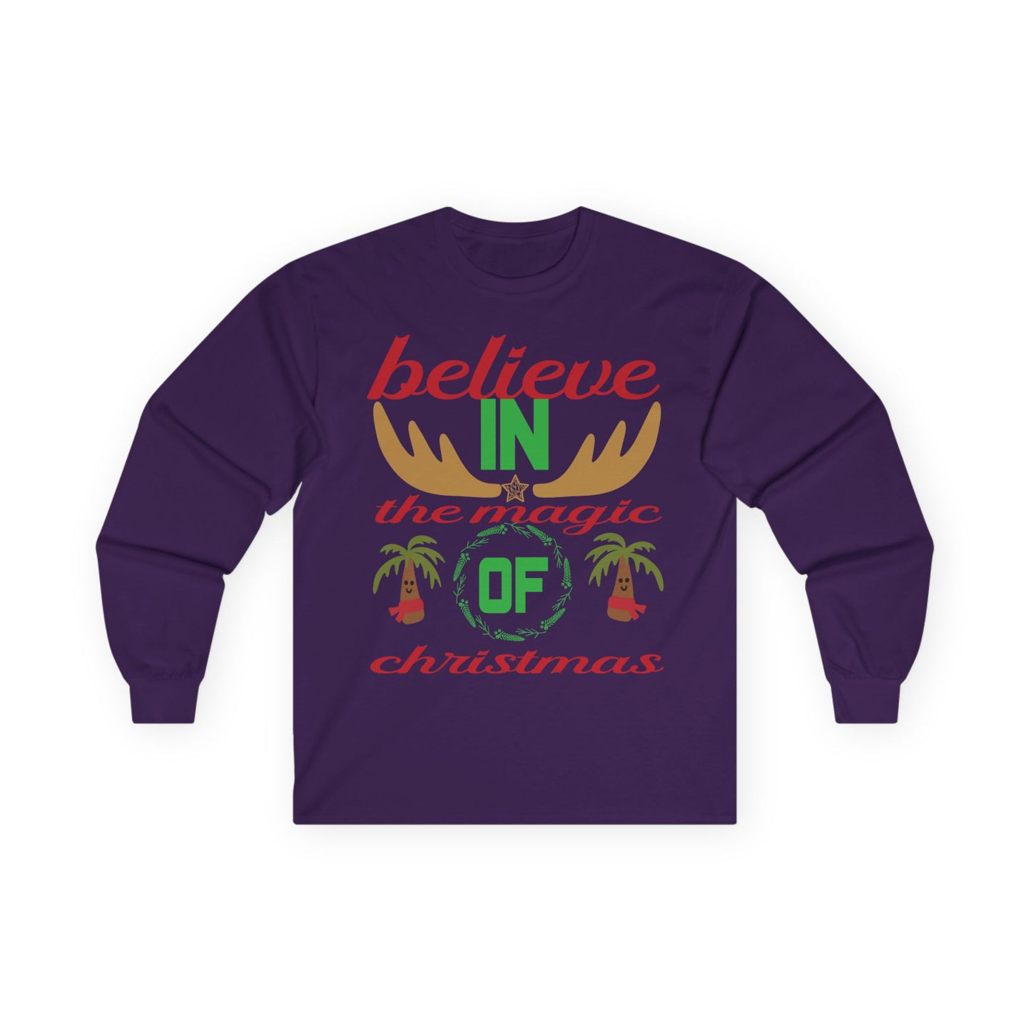 Believe in the Magic of Christmas Long Sleeve Tee, Holiday Apparel, Unisex Christmas Shirt, Festive Holiday Gift, Winter Clothing, [...]