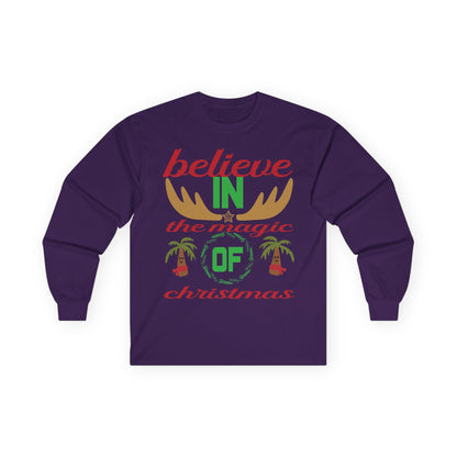 Believe in the Magic of Christmas Long Sleeve Tee, Holiday Apparel, Unisex Christmas Shirt, Festive Holiday Gift, Winter Clothing, [...]