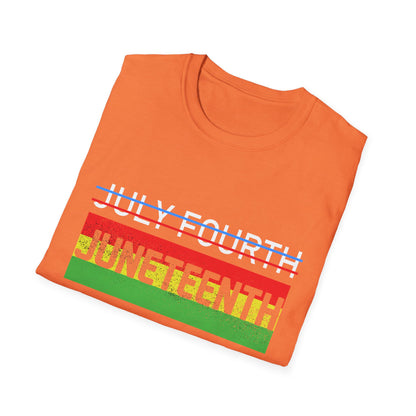 Juneteenth and July Fourth Celebration T-Shirt, Unisex Tee for Summer, Events, Independence Day, African American Heritage
