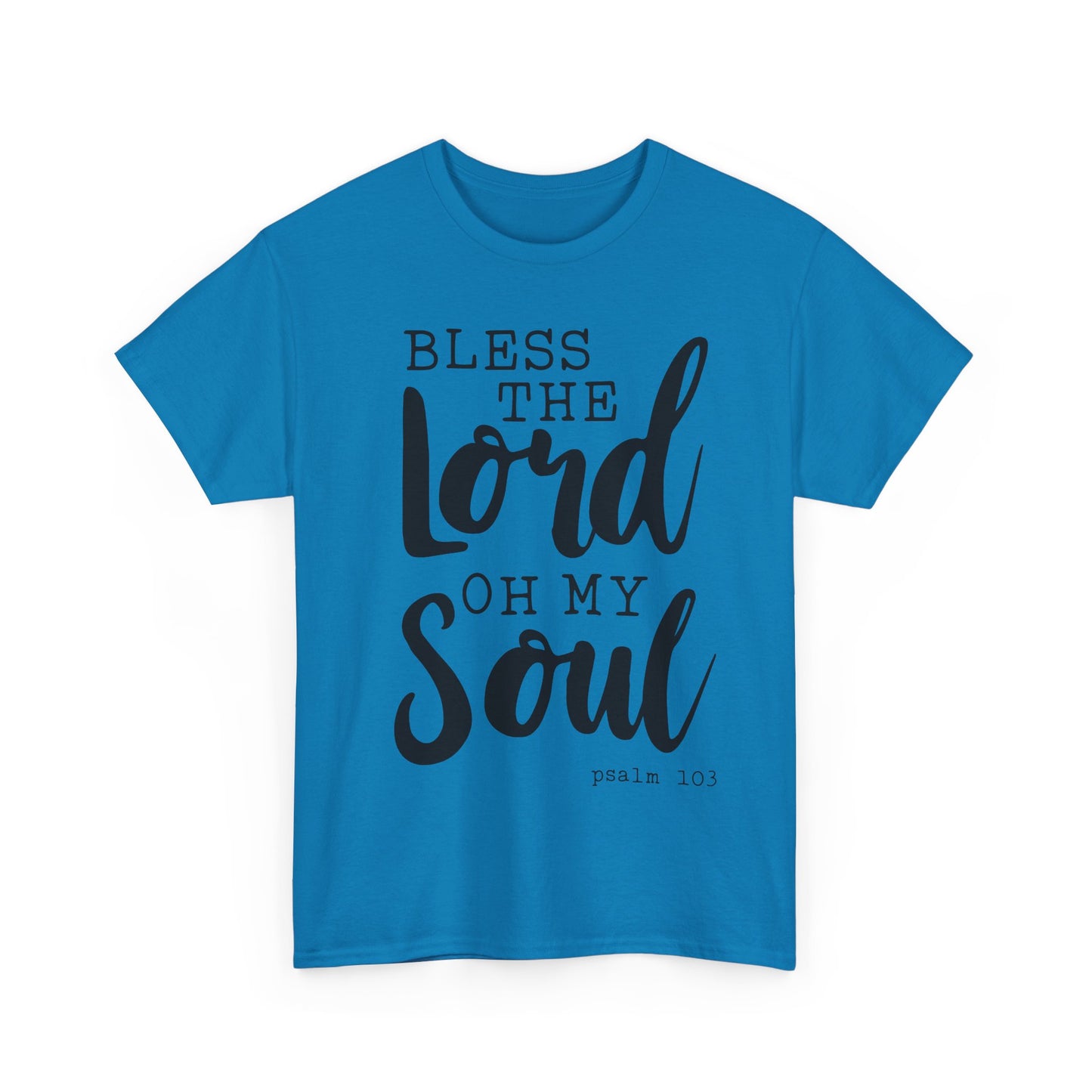 Bless the Lord Unisex Heavy Cotton Tee - Inspirational Christian Shirt