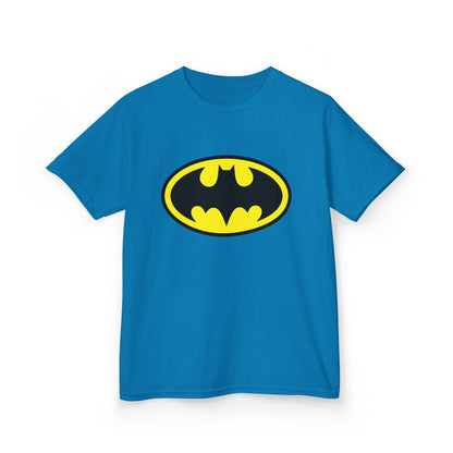 Batman Kids Tee, Superhero Shirt for Boys, Fun Graphic T-Shirt, Birthday Gift, Comic Style Apparel