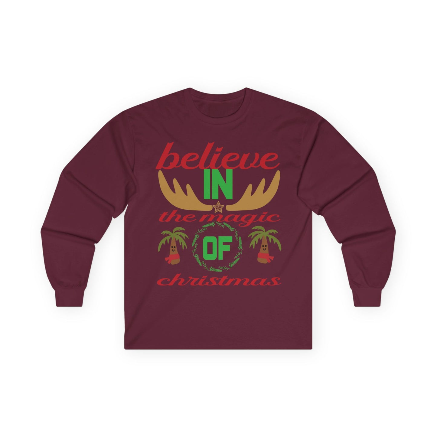 Believe in the Magic of Christmas Long Sleeve Tee, Holiday Apparel, Unisex Christmas Shirt, Festive Holiday Gift, Winter Clothing, [...]