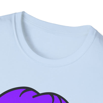 Pride Graphic Tee, Rainbow Mouth Design T-Shirt, Unisex Softstyle Shirt, LGBTQ+ Apparel, Fun Casual Wear, Birthday Gift