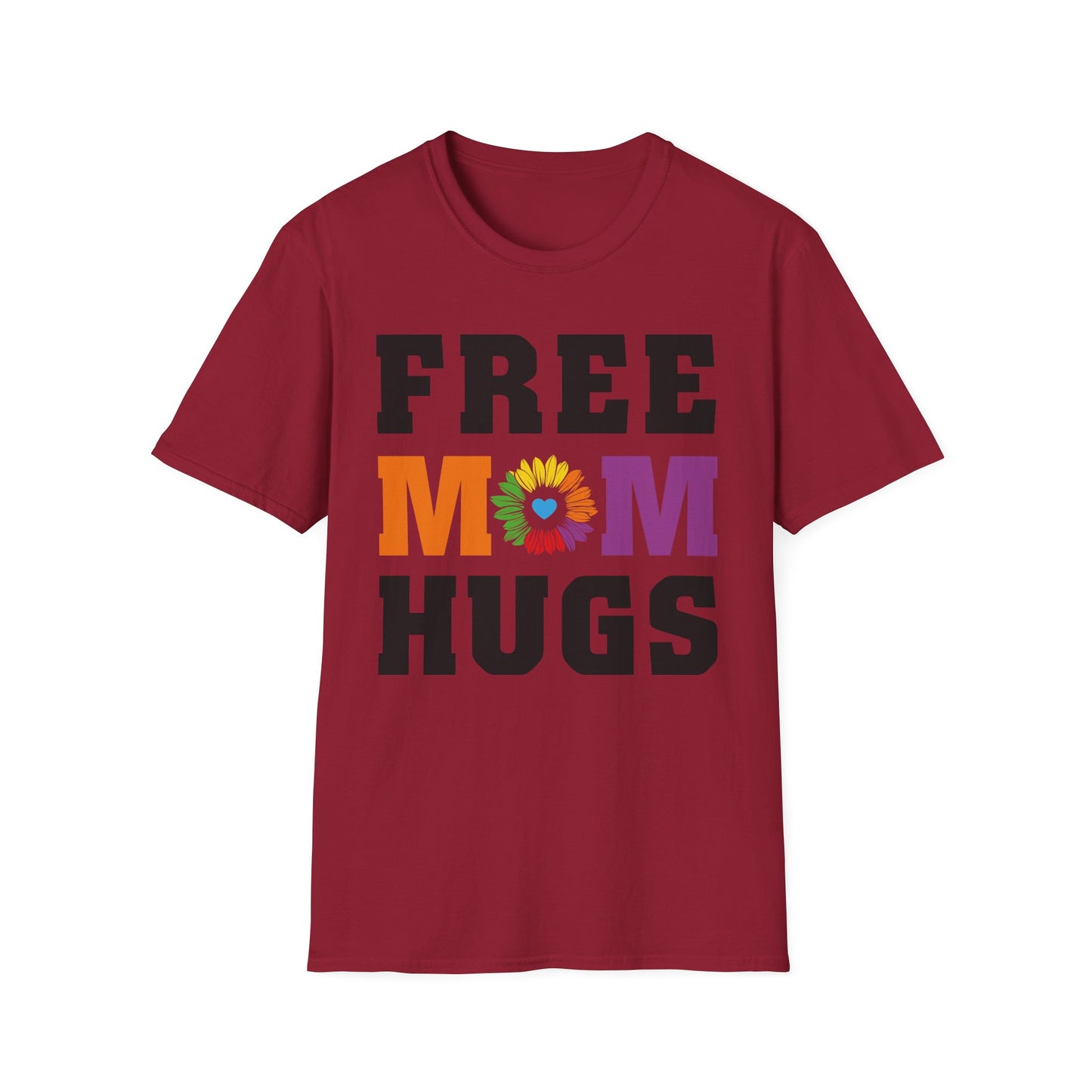 Free Mom Hugs Unisex Softstyle T-Shirt, Perfect for Mother's Day, Gift for Moms, Fun Family Gatherings, LGBTQ Support Tee, Summer [...]