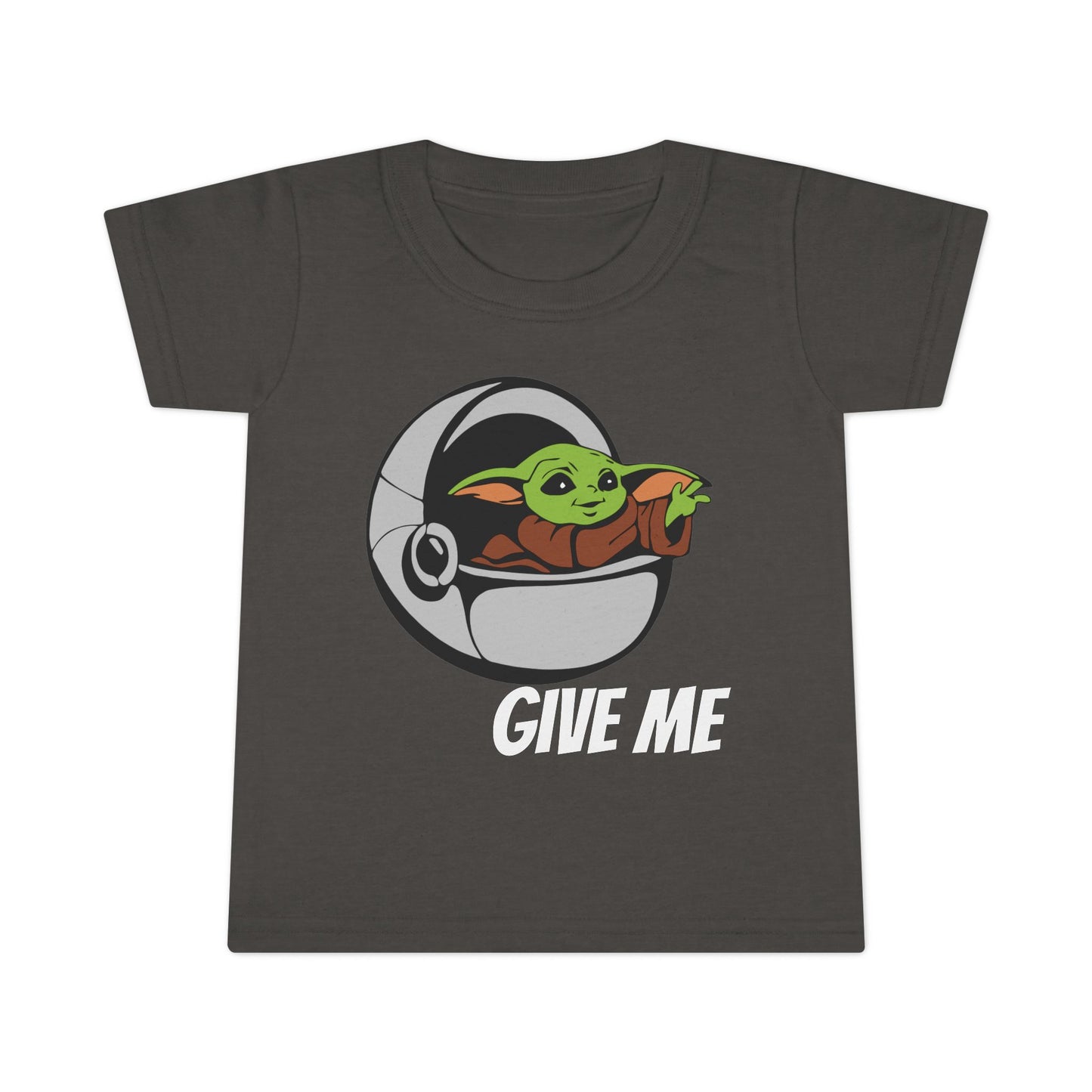 Cute Baby Yoda Toddler T-Shirt - 'Give Me' Design