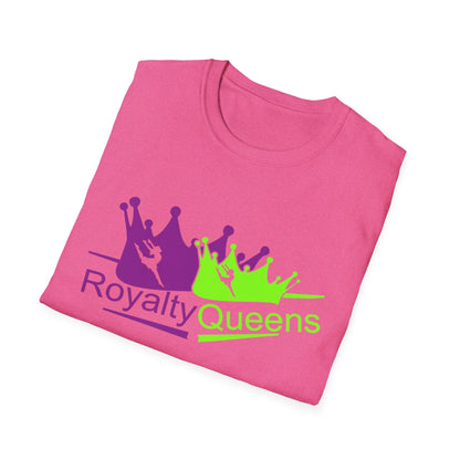 Royalty Queens Unisex T-Shirt | Fun Graphic Tee for Gifts, Celebrations, Birthdays, Crown Lovers, Casual Wear