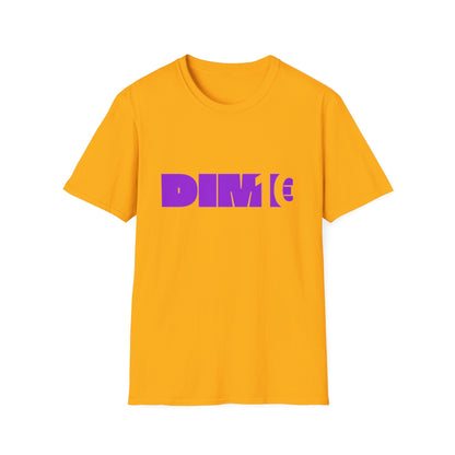 DIM T Unisex Softstyle T-Shirt - Trendy Streetwear Tee, Casual Apparel, Gift for Friends, Summer Fashion, Graphic Tee, Everyday Wear