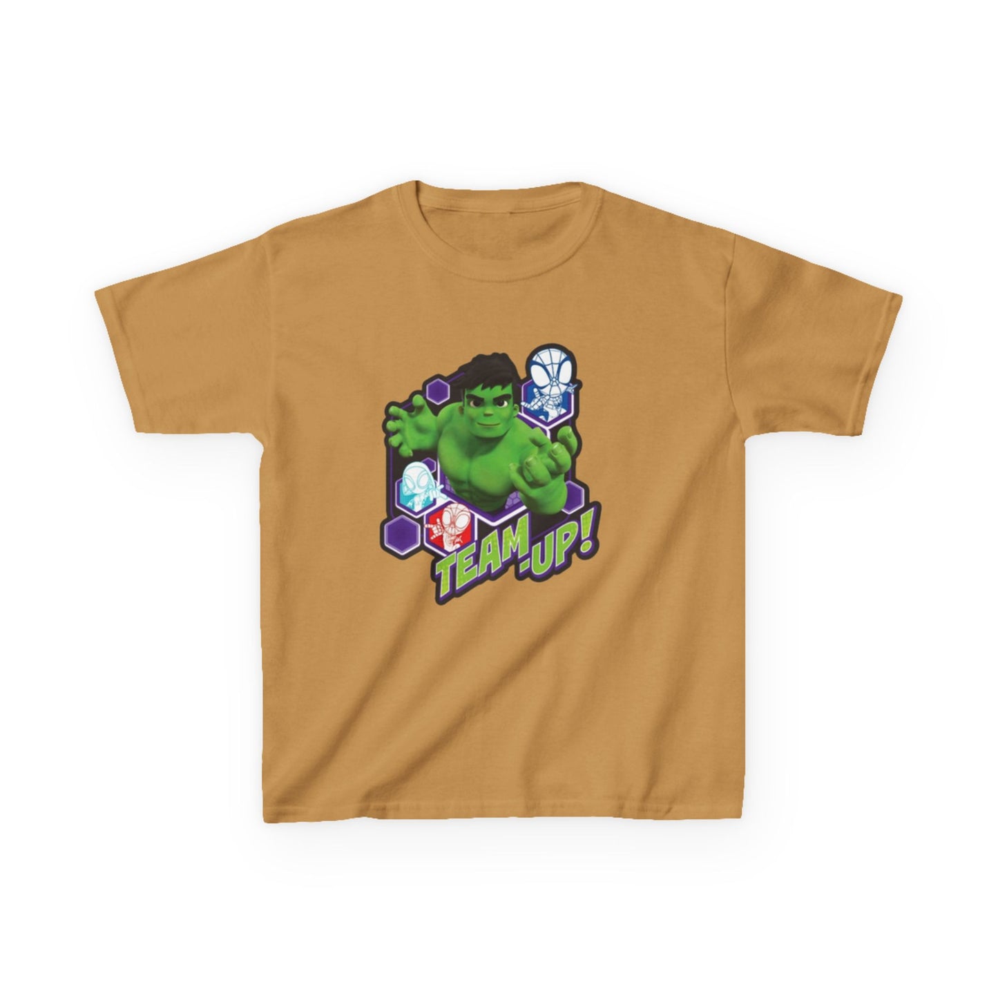 Hulk Team Up Kids Tee, Superhero Shirt, Fun Cotton Tee, Birthday Gift, Team Up T-Shirt, Kids Party Apparel