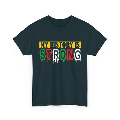 Empowerment Unisex Heavy Cotton Tee | My History Is Strong, Inspirational Shirt, Affirmation Tee, Black History Month Tee, Gift for [...]