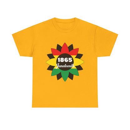 Juneteenth Celebration Tee - Unisex Heavy Cotton Shirt, African Heritage Apparel, Black History Month, 1865 Roots, Proud Culture Wear