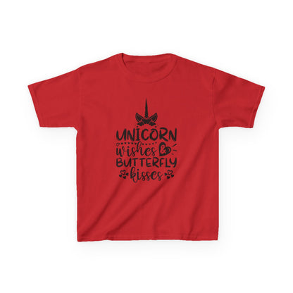 Unicorn Wishes Kids Tee - Adorable Heavy Cotton T-Shirt for Magical Moments