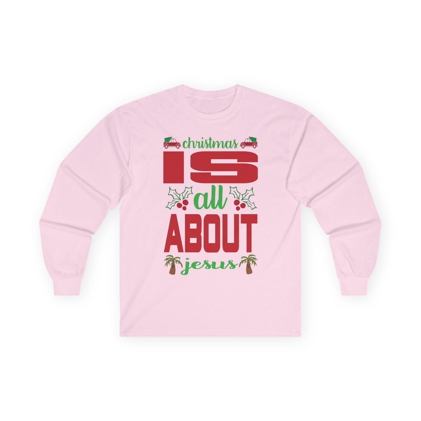 Unisex Christmas Long Sleeve Tee, Meaningful Holiday Shirt, Faith-Based Gift, Family Gathering Wear, Winter Party Outfit, Jesus [...]
