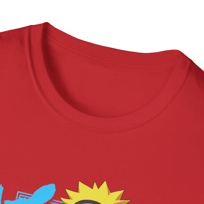 Anime-Inspired Unisex Softstyle T-Shirt - Naruto Design
