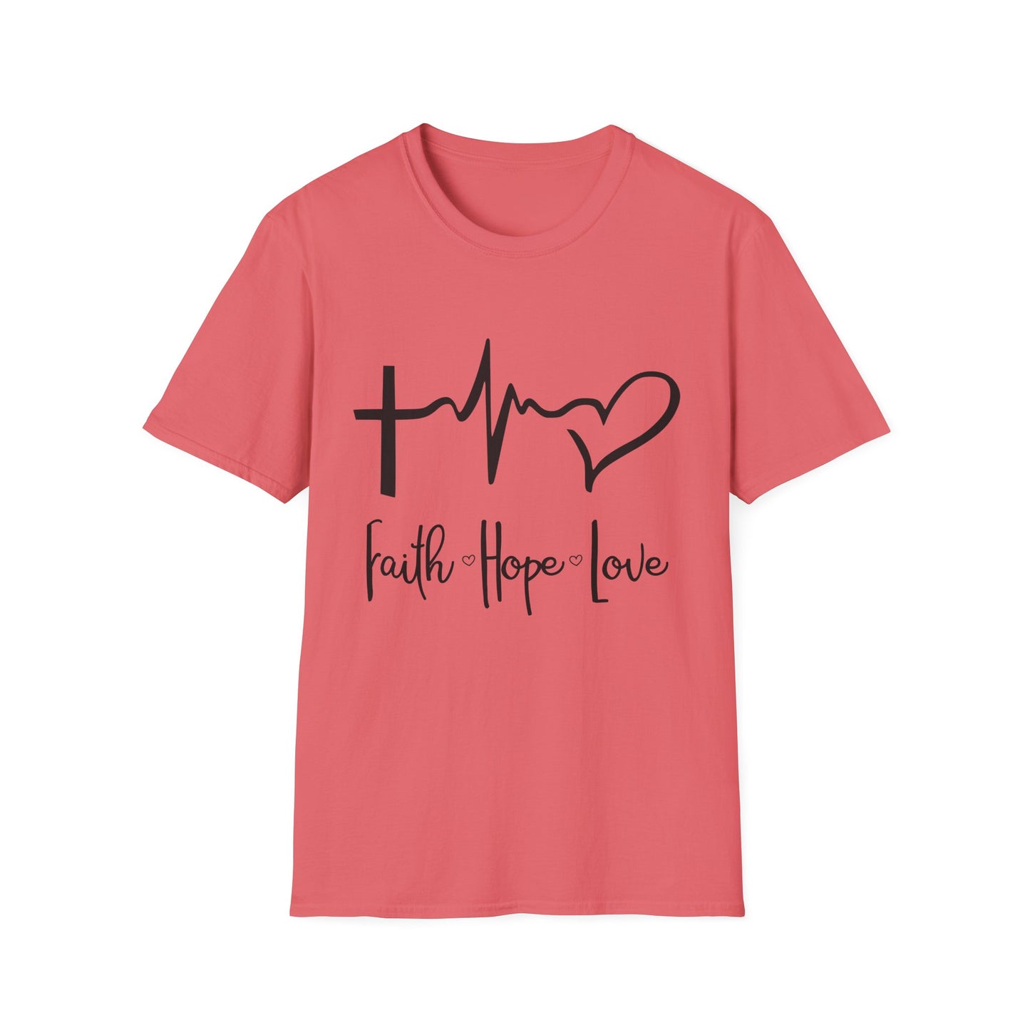 Faith Hope Love Unisex T-Shirt - Inspirational Graphic Tee for Everyday Wear