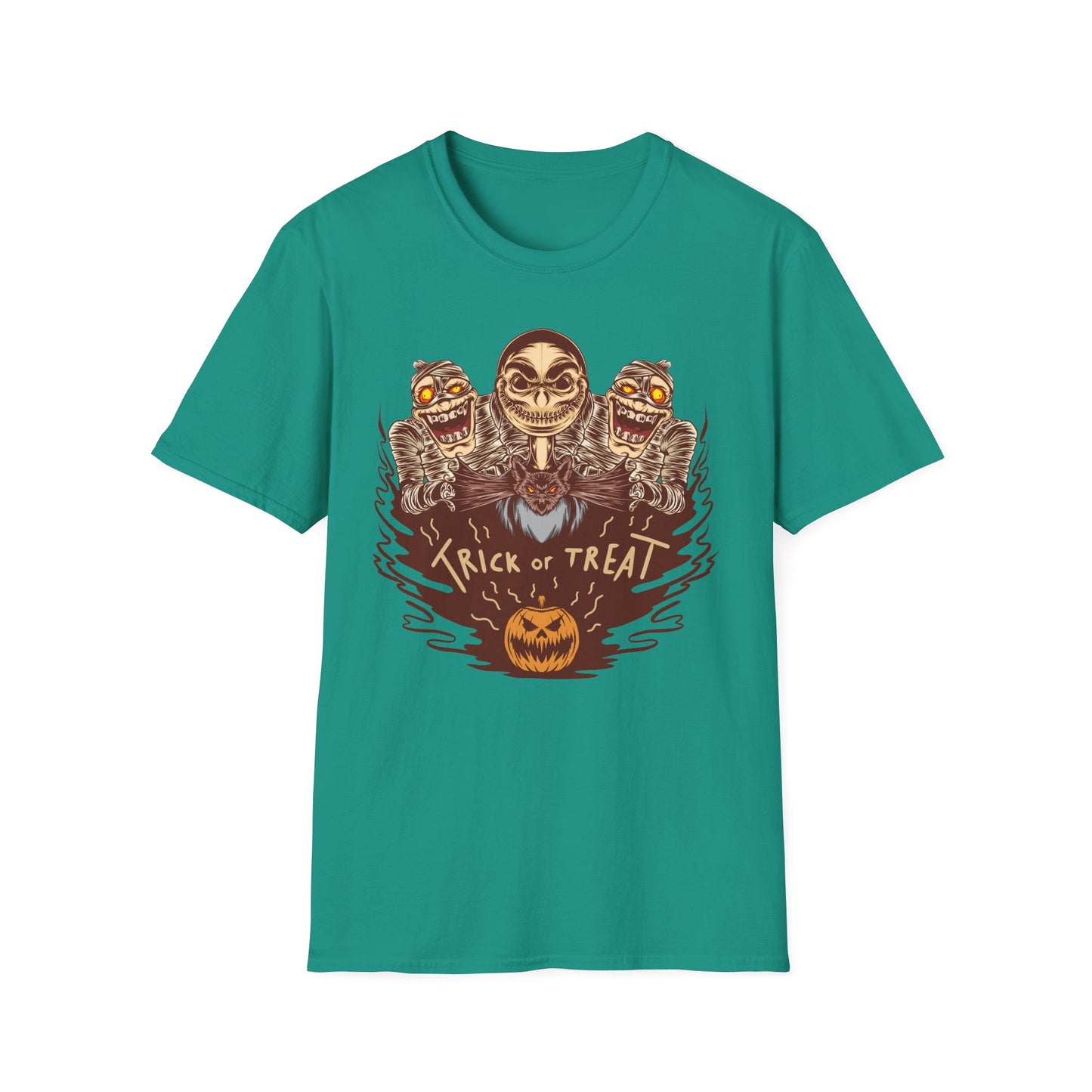 Halloween Trick or Treat Unisex T-Shirt, Spooky Shirt, Fall Fashion, October Celebration Tee, Halloween Costume Tee