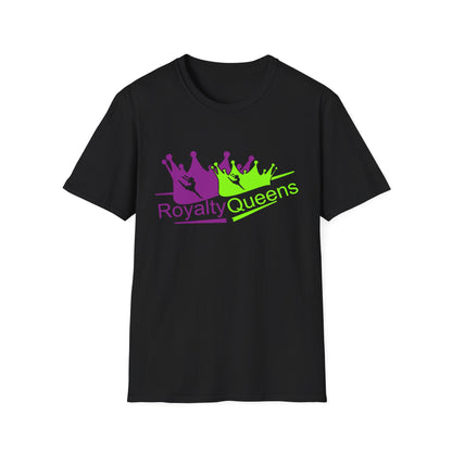 Royalty Queens Unisex T-Shirt | Fun Graphic Tee for Gifts, Celebrations, Birthdays, Crown Lovers, Casual Wear