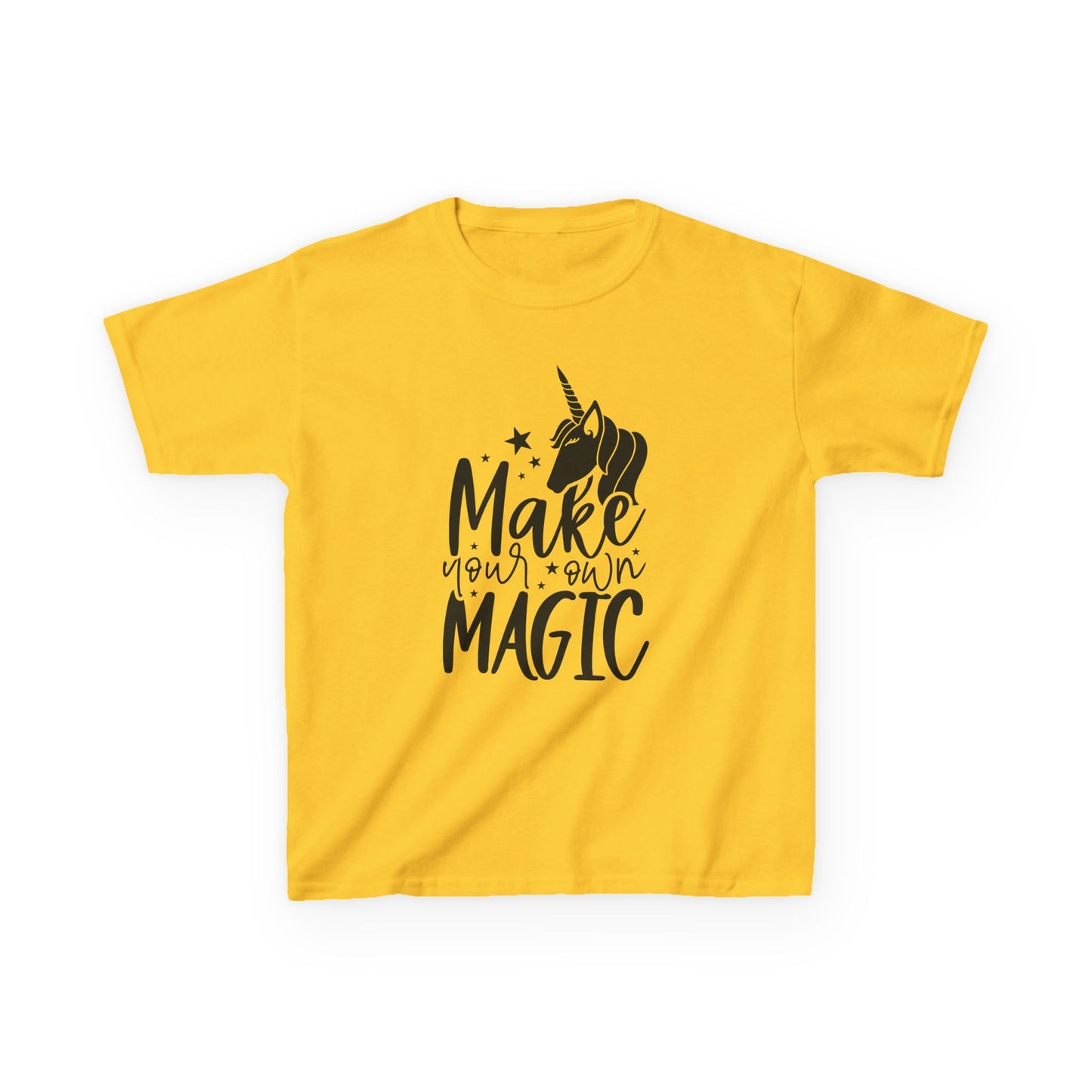 Kids Unicorn Magic Tee - 'Make Your Own Magic' Cotton Shirt