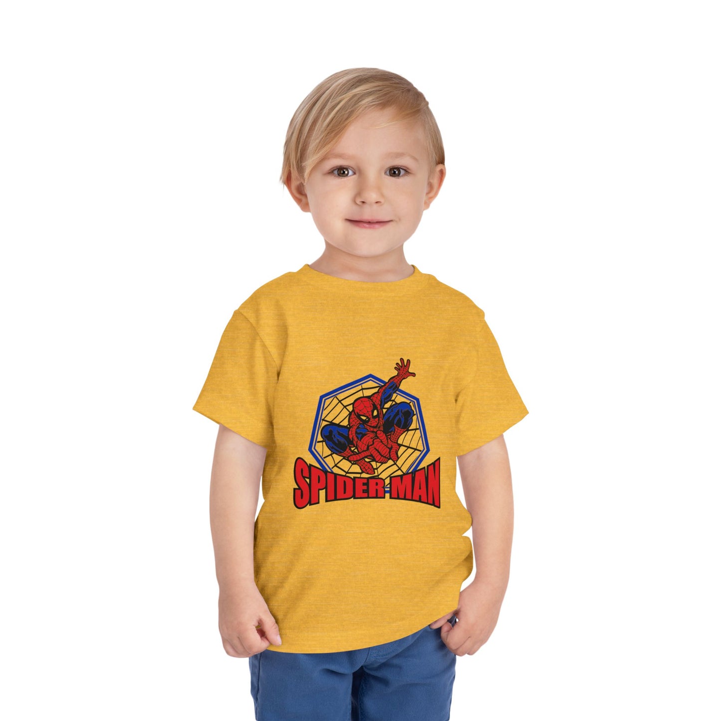 Spider-Man Toddler T-Shirt, Cute Kids Tee, Superhero Birthday Gift, Child's Playwear, Cartoon Apparel