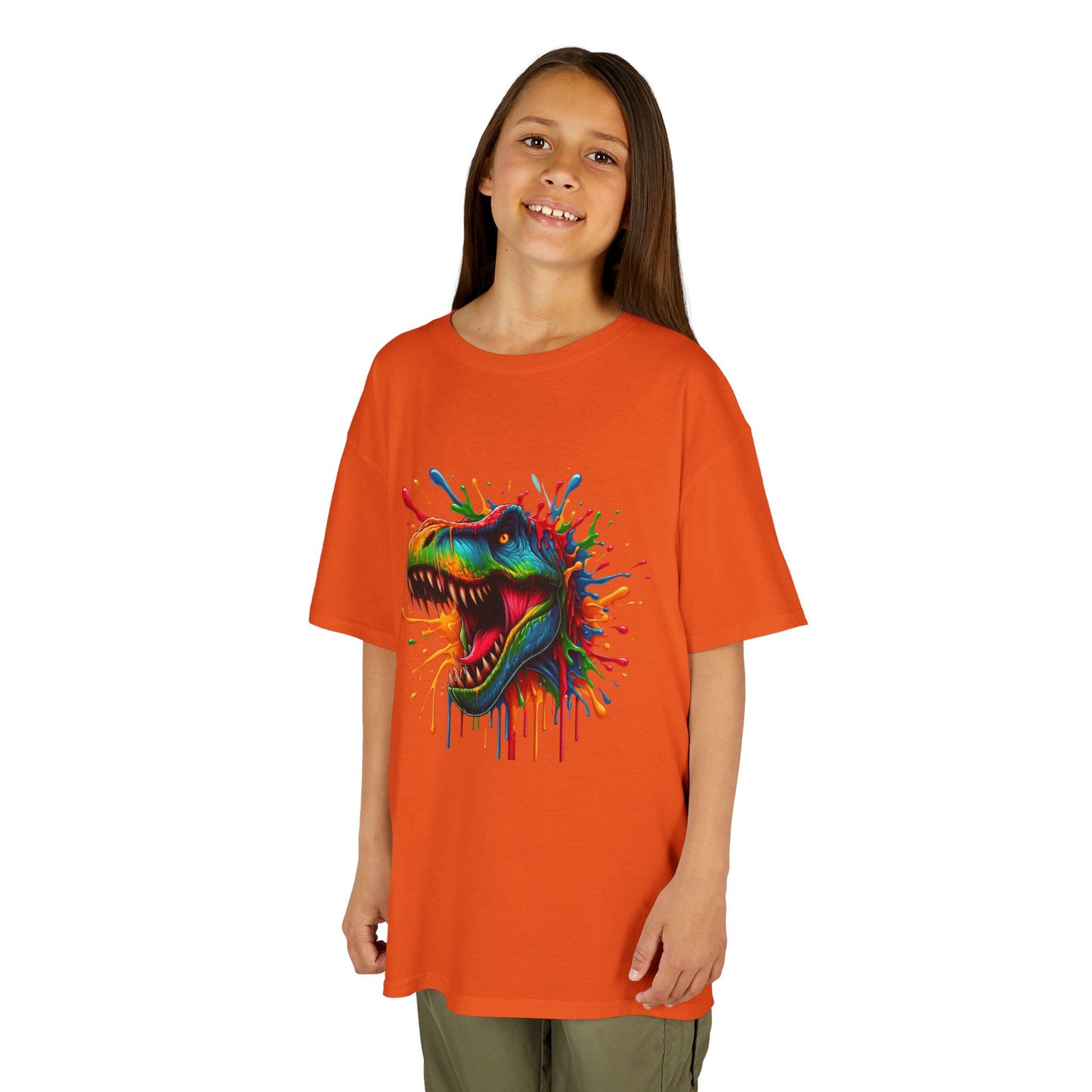 Colorful Dinosaur Kids Heavy Cotton™ Tee
