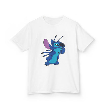 Kids Cotton Tee - Cute Stitch Design for Fun Adventures
