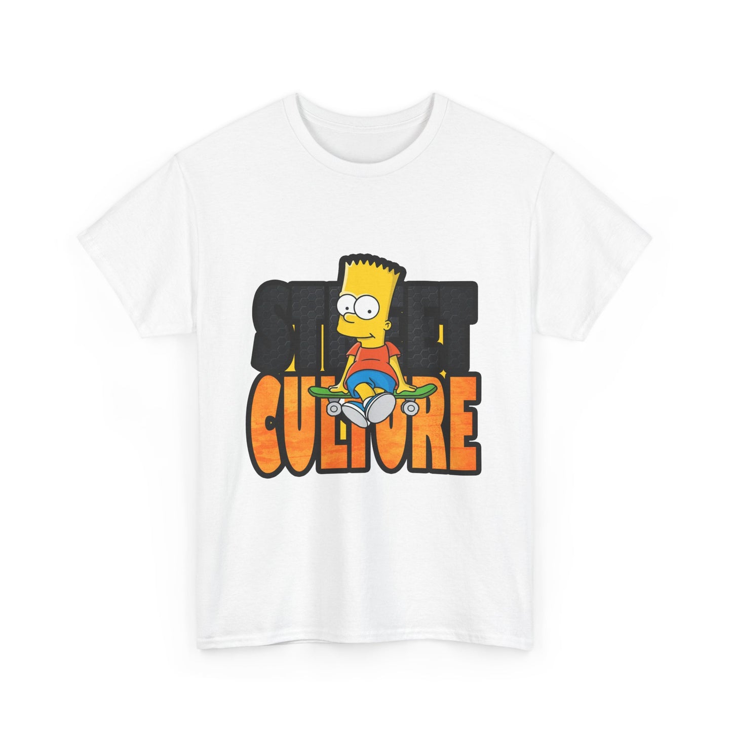 Retro Bart Simpson Unisex Heavy Cotton Tee - Street Culture Vibe