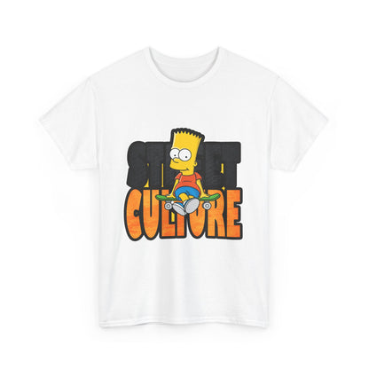 Retro Bart Simpson Unisex Heavy Cotton Tee - Street Culture Vibe