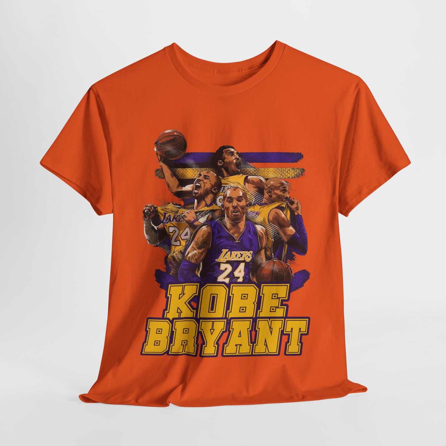 Kobe Bryant Tribute Unisex Heavy Cotton Tee - Basketball Legend Shirt