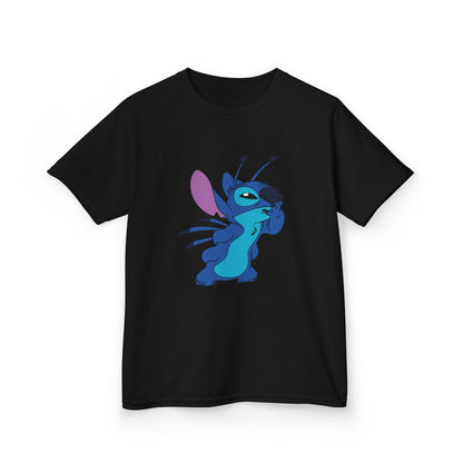Kids Cotton Tee - Cute Stitch Design for Fun Adventures