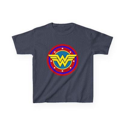 Wonder Woman Kids Tee, Superhero Shirt, Birthday Gift, Comic Book Apparel, Children's Clothing, Cartoon T-Shirt, Movie Merchandise