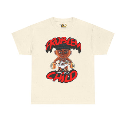 Problem Child Unisex Heavy Cotton Tee - Bold Graphic for Streetwear Lovers