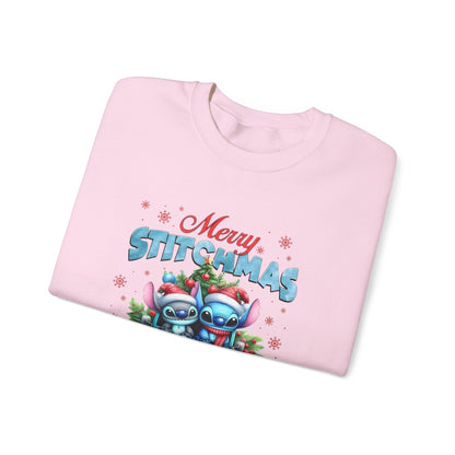 Merry Stitchmas Sweatshirt – Cute Stitch Holiday Crewneck
