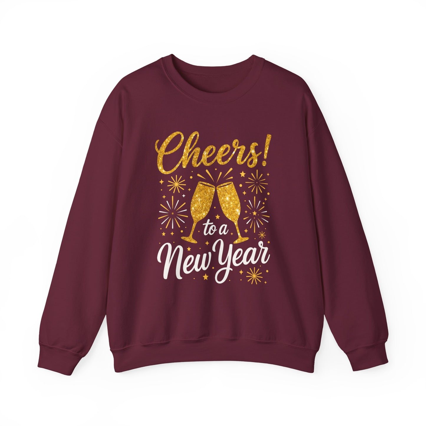 Cheers to a New Year Sweatshirt — New Year’s Eve Celebration Crewneck