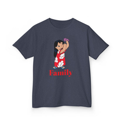 Kids Family Tee, Cute Kids T-Shirt, Family Bonding Shirt, Birthday Gift for Kids, Cute Family Design Tee