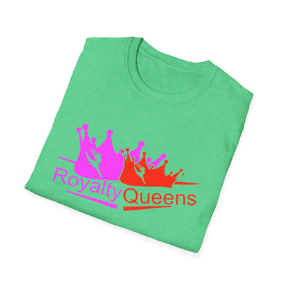 Royalty Queens T-Shirt - Celebrate Your Inner Queen, Unisex Softstyle Tee, Ideal for Birthdays, Pride Events, Feminist Gatherings, [...]