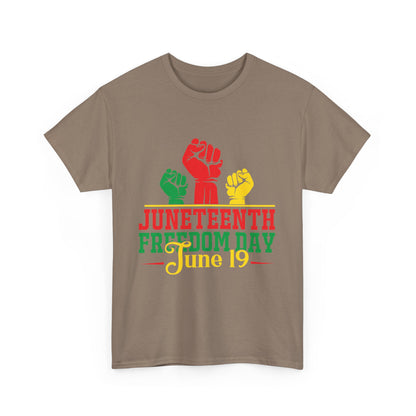 Juneteenth Freedom Day Tee | Unisex Cotton T-Shirt for Celebrating Emancipation, Black History Month, Racial Justice, Equality
