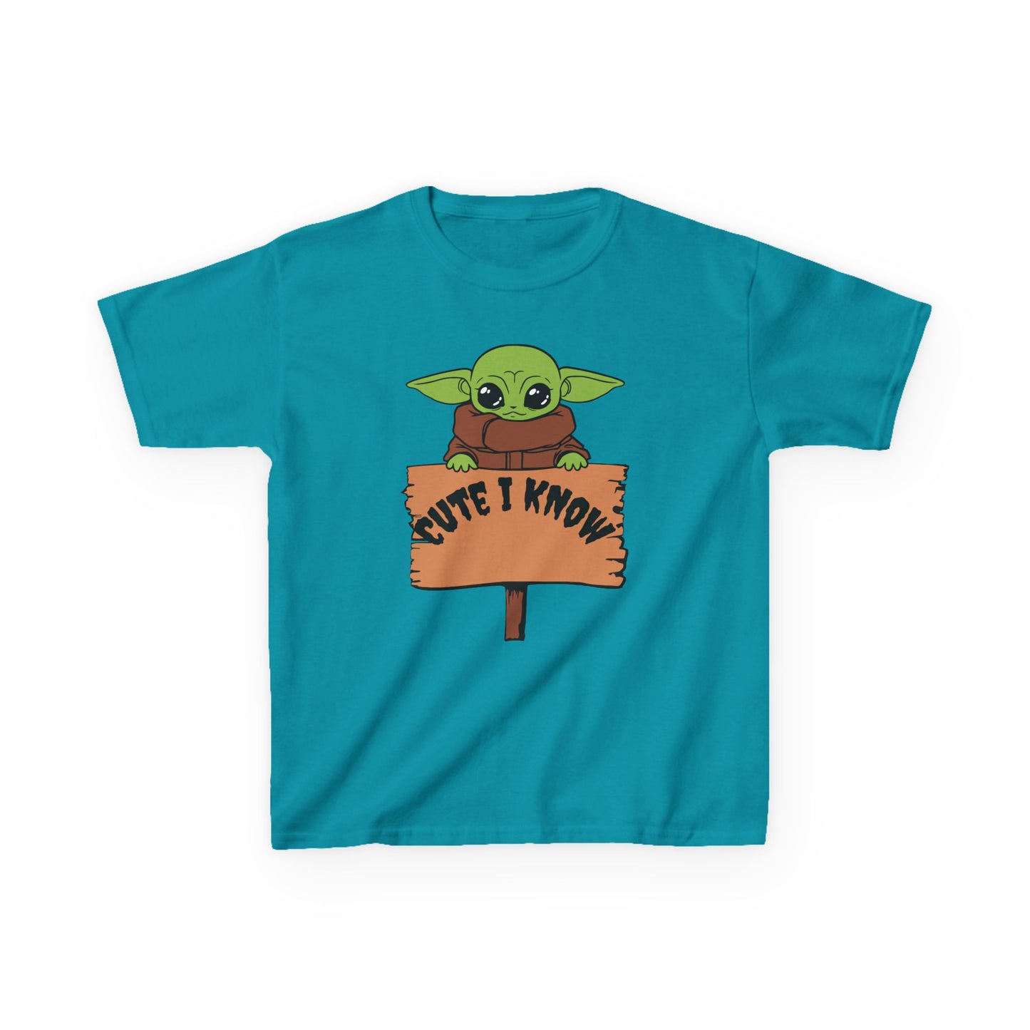 Cute Baby Alien Kids Tee - "Cute I Know" Design for Trendy Kids