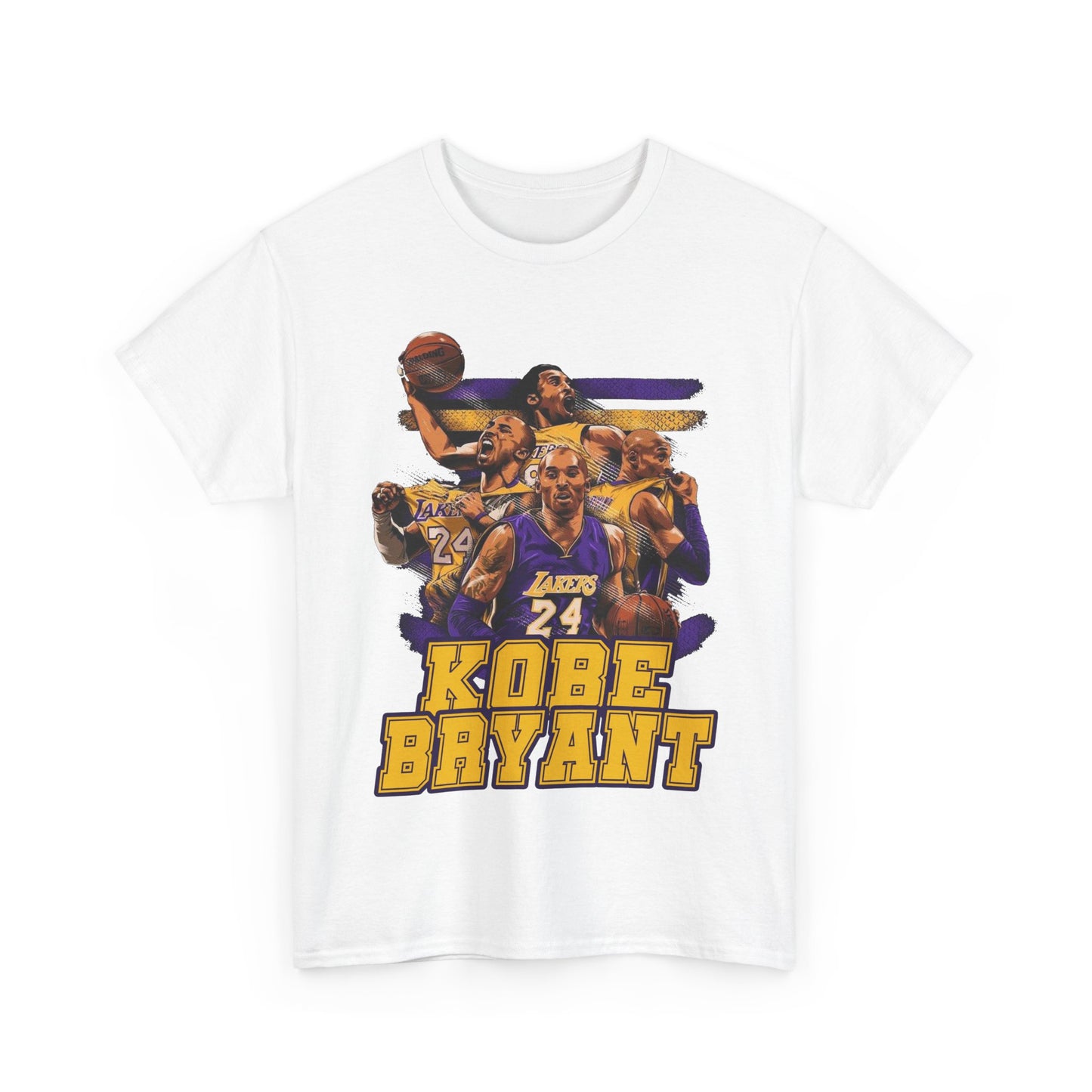 Kobe Bryant Tribute Unisex Heavy Cotton Tee - Basketball Legend Shirt