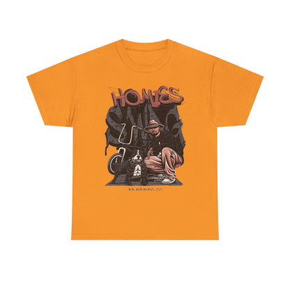 Graphic Unisex Heavy Cotton Tee - 'Homies' Casual Style