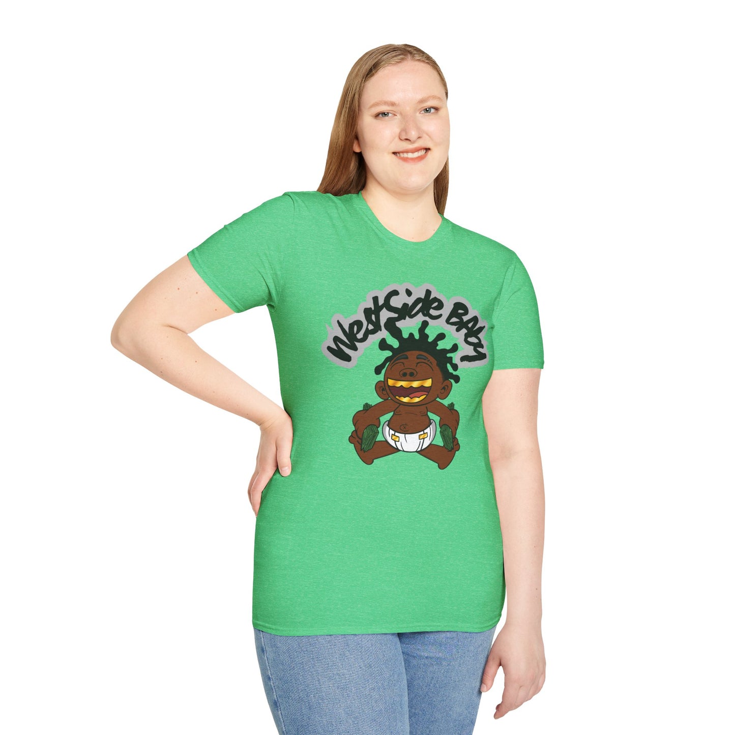 Westside Baby Graphic T-Shirt - Unisex Softstyle Tee for Fun and Unique Style