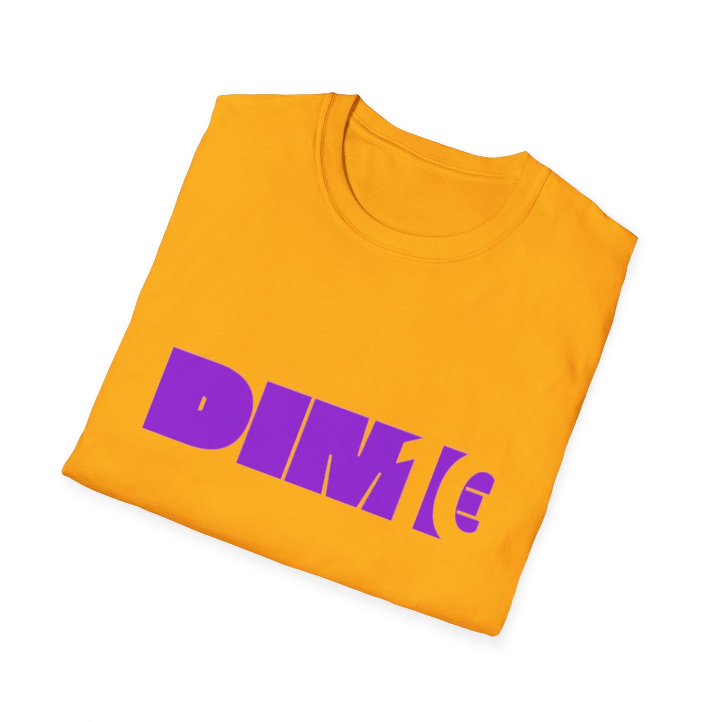 DIM T Unisex Softstyle T-Shirt - Trendy Streetwear Tee, Casual Apparel, Gift for Friends, Summer Fashion, Graphic Tee, Everyday Wear