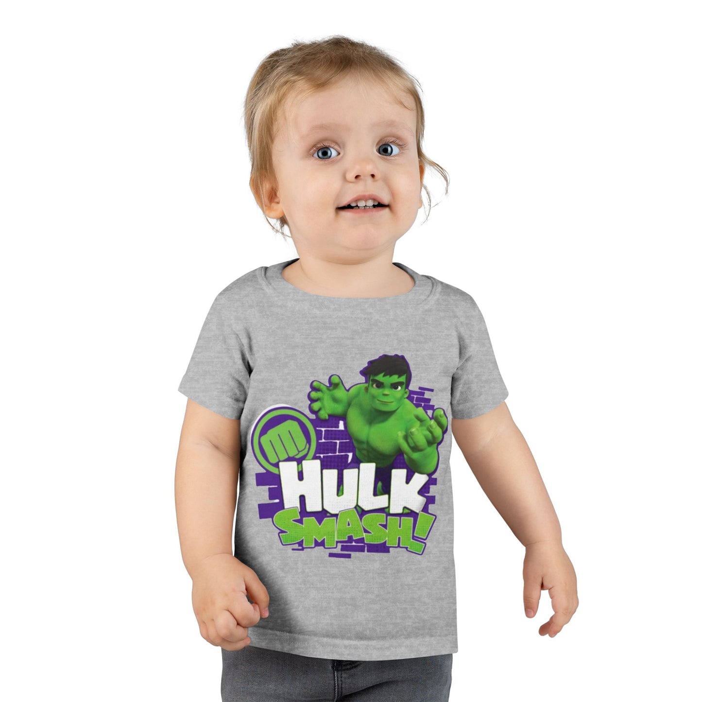 Hulk Smash Toddler T-Shirt - Fun & Playful Graphic Tee for Kids