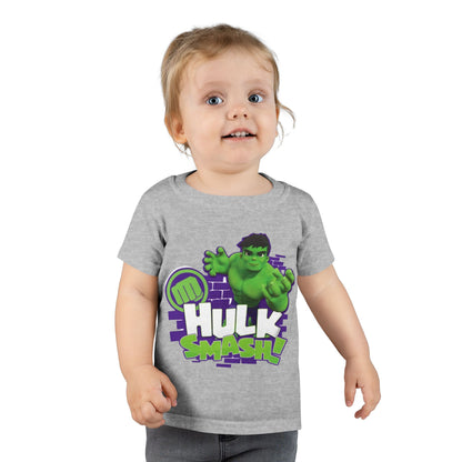 Hulk Smash Toddler T-Shirt - Fun & Playful Graphic Tee for Kids