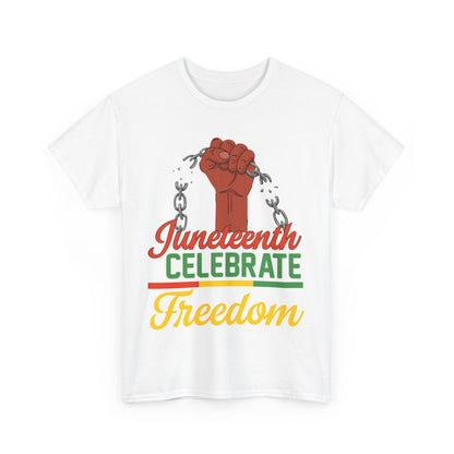 Juneteenth Freedom Tee, Celebrate Freedom Shirt, Unisex Cotton T-Shirt, Black History Month Apparel, Equality and Justice Top