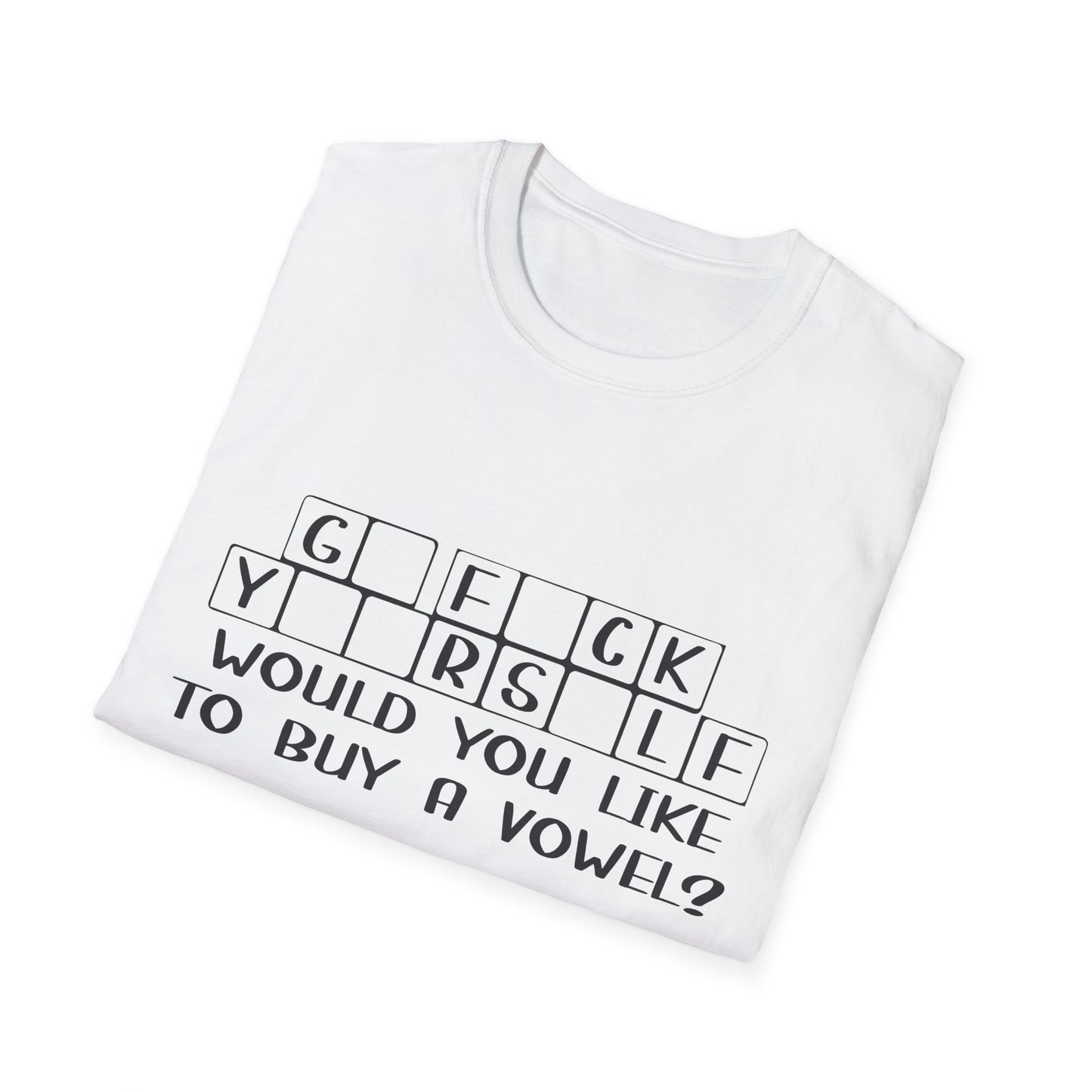 Funny Unisex T-Shirt - "G F C K Y R S L F" Graphic Tee - Perfect Gift for Casual Wear