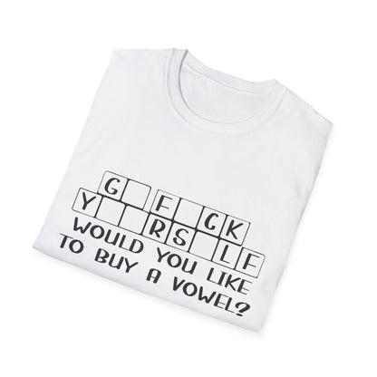 Funny Unisex T-Shirt - "G F C K Y R S L F" Graphic Tee - Perfect Gift for Casual Wear