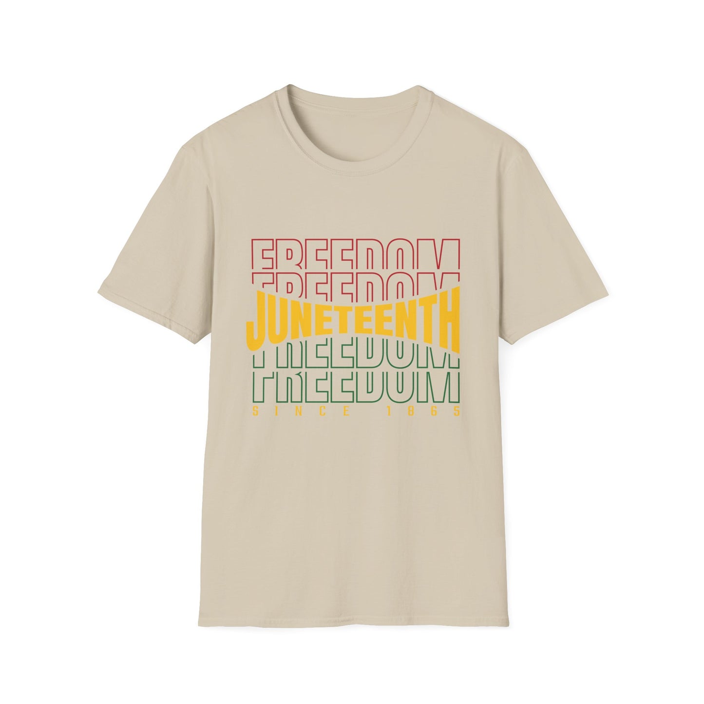 Juneteenth Freedom T-Shirt, Unisex Softstyle Tee, Celebrate Freedom, African American History, Independence Day Shirt, Gift for Activists