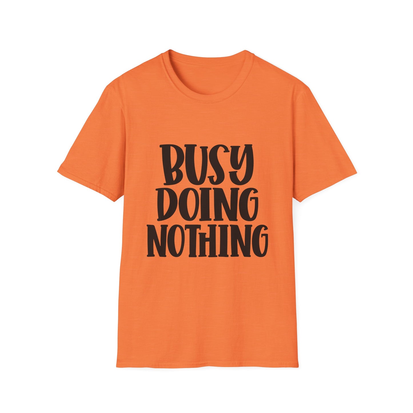 Busy Doing Nothing Unisex Softstyle T-Shirt | Relaxed Everyday Wear