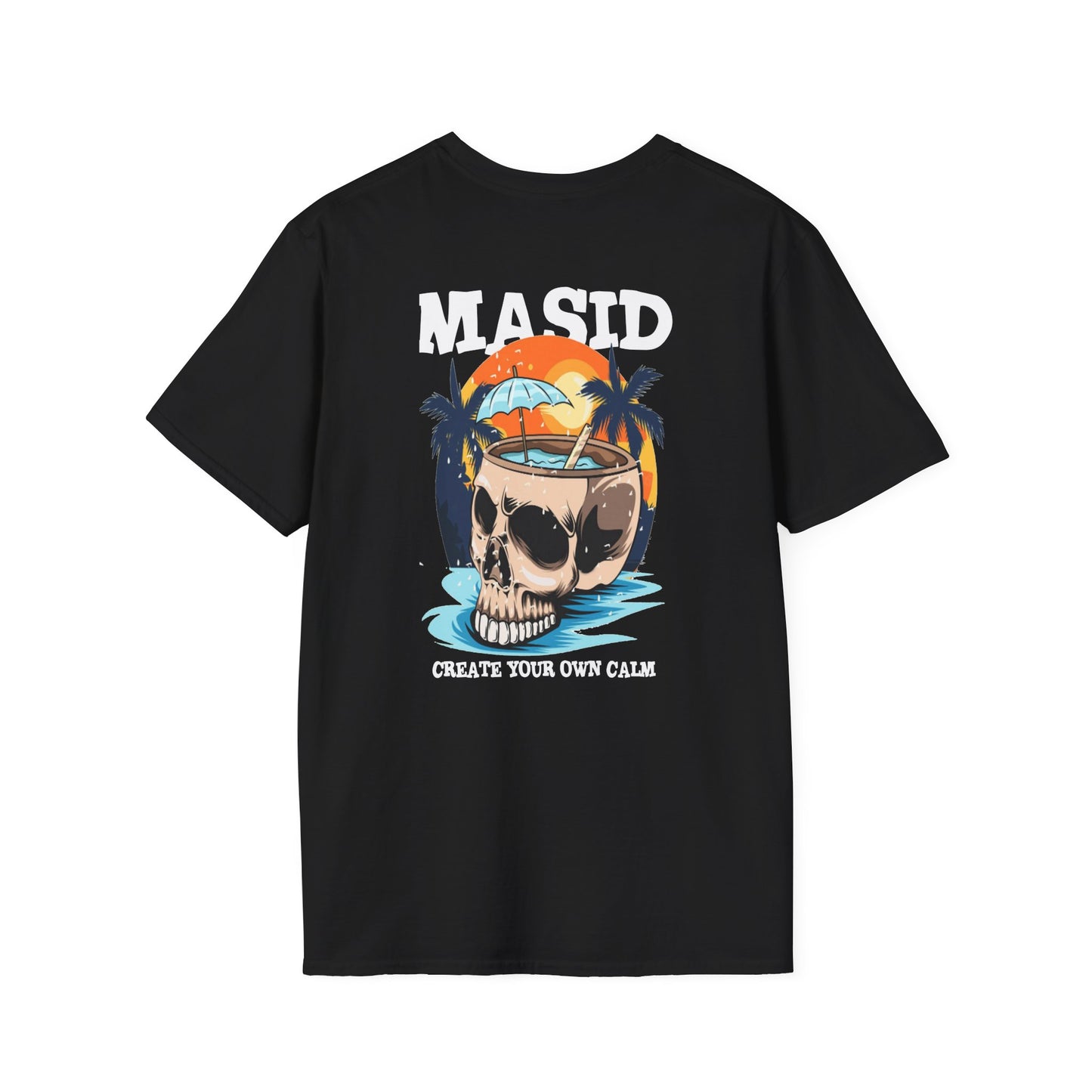 Unisex Softstyle T-Shirt - 'Create Your Own Calm' & Anime Design