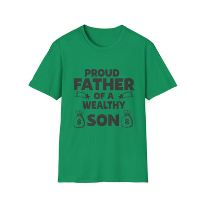 Proud Father T-Shirt - Unisex Softstyle Tee for Celebrating Dads