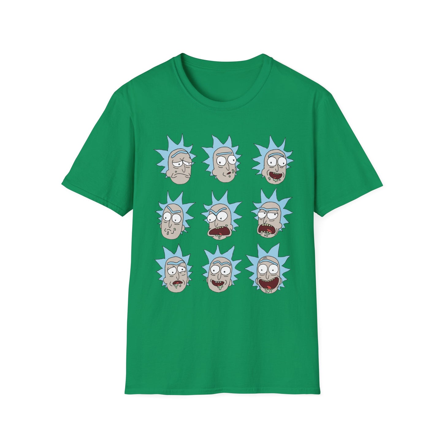 Rick and Morty Unisex Softstyle T-Shirt - Fun Cartoon Design for Fans